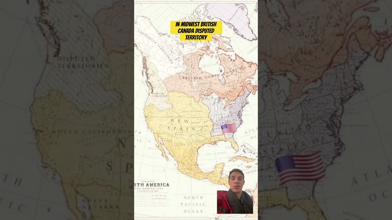 Map of North America in 1794 #history #map #mexico #northamerica