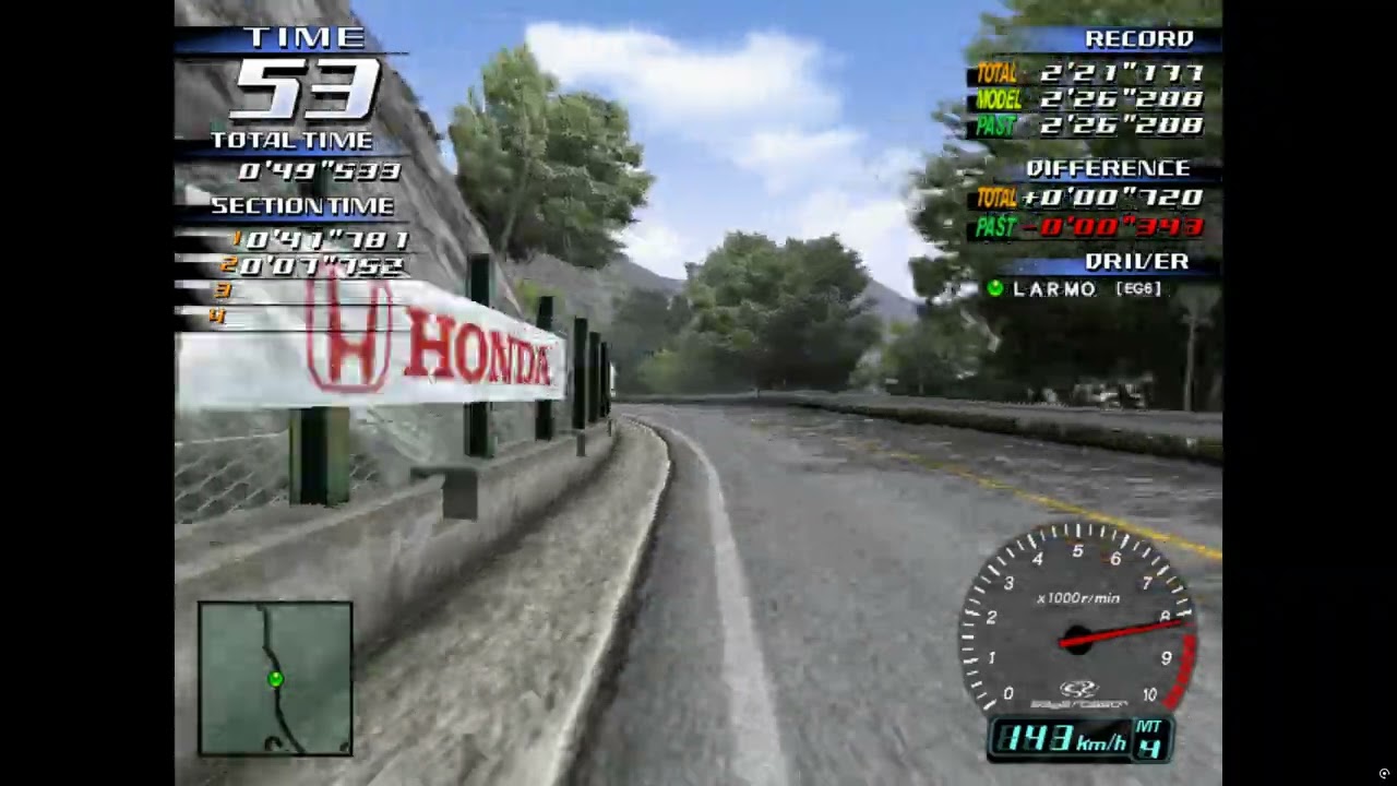Initial D Arcade Stage Ver. 3 Akagi DH Dry EG6 2'24