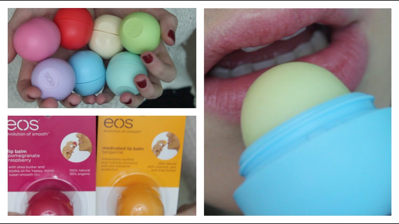 EOS Lip Balm Review + Collection ♥