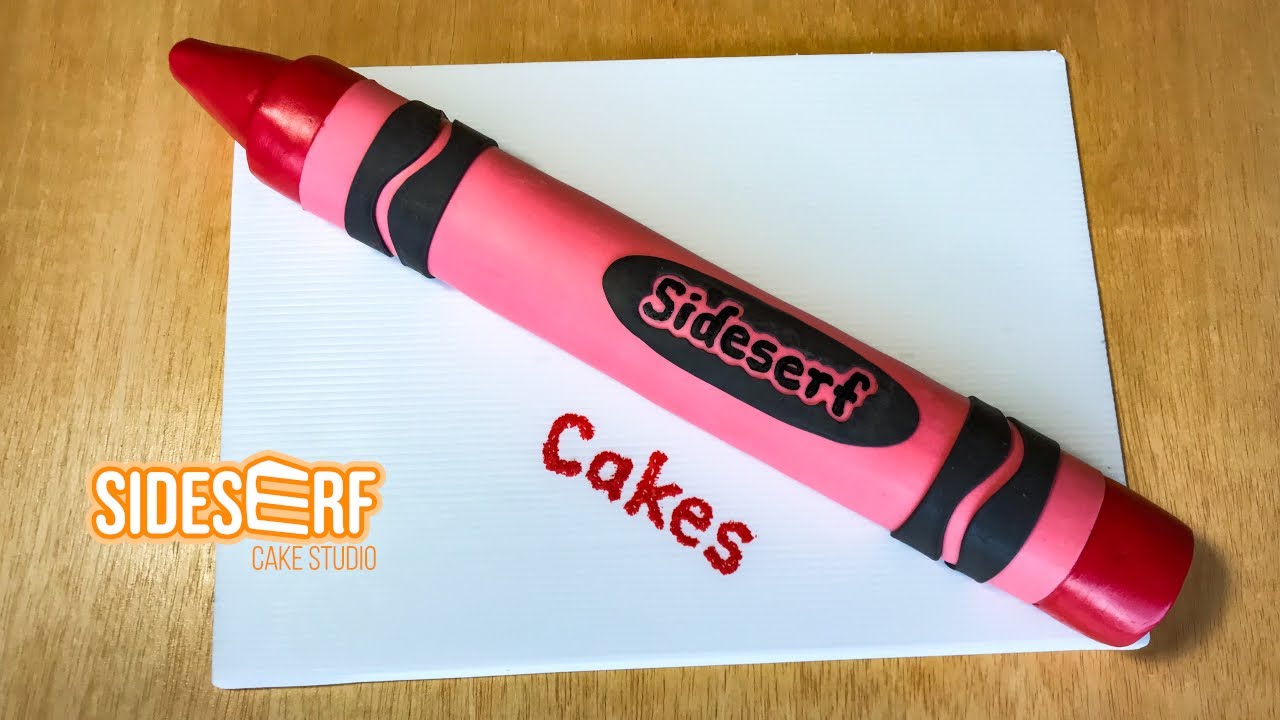 How to Make a Giant Crayon CAKE!
