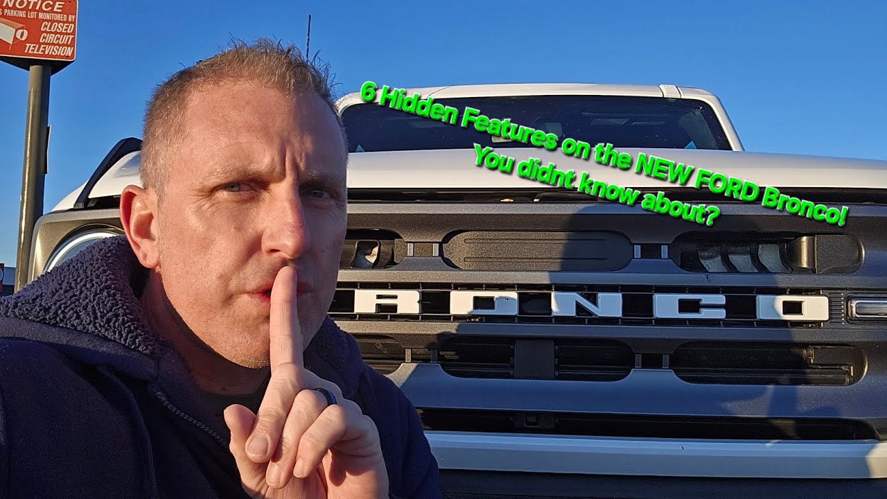 6 Hidden Fearures on the New Ford Bronco...you may not know existed! 2023 to 2025 Ford Bronco!
