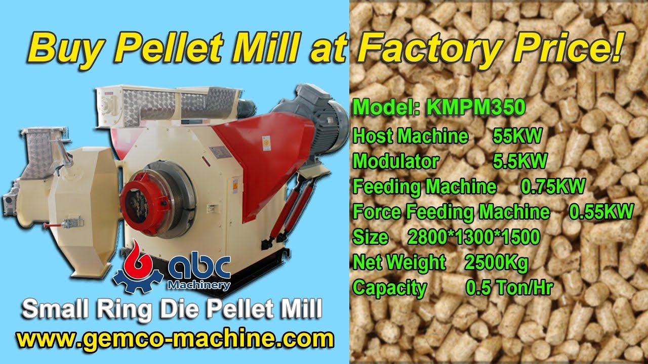 35 ring die pellet mill for small wood pellet line (manufacturer )