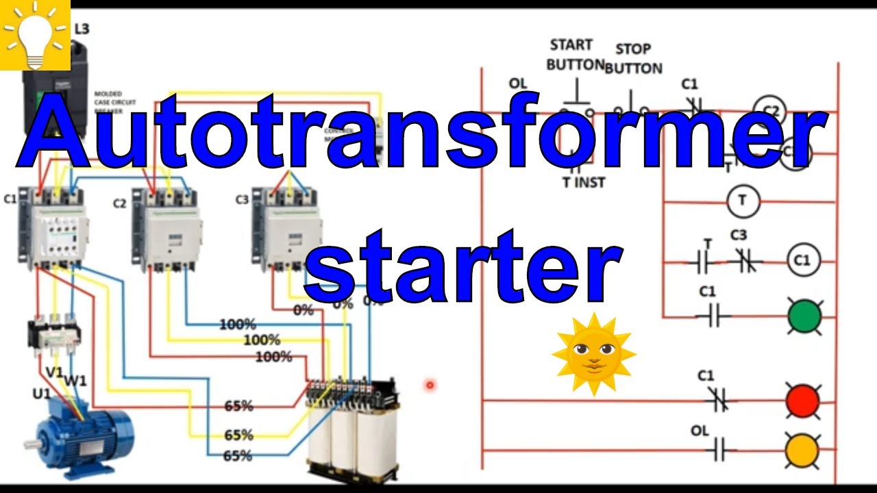 Motor controls Part 4, Autotransformer starter (Tagalog)