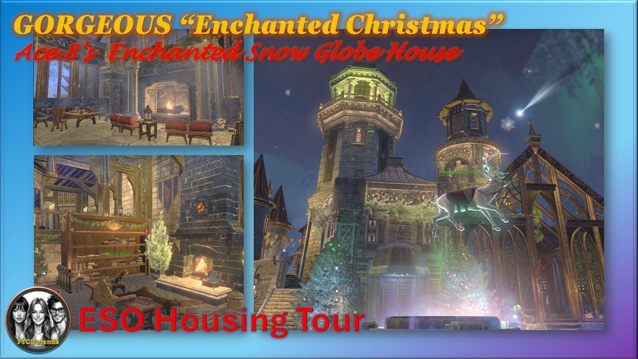 DELIGHTFUL ESO Housing Tour - Ace.8's Enchanted Snow Globe House, 
