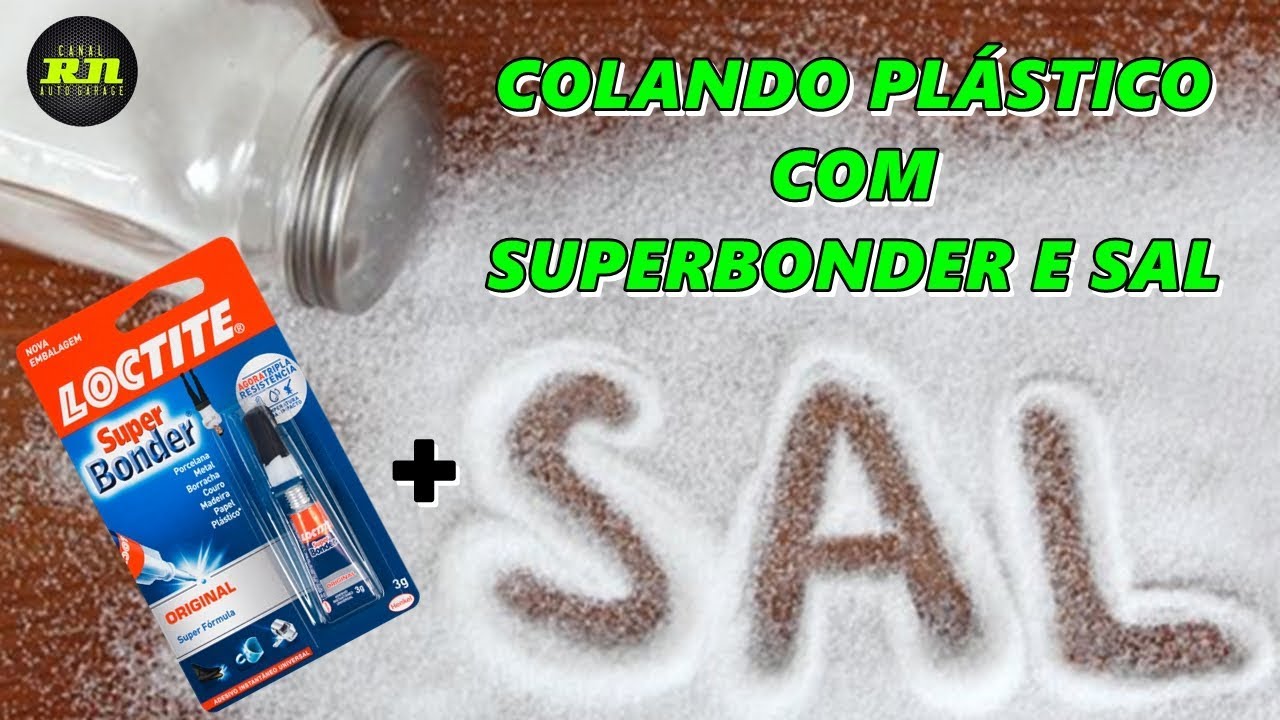 [DICA] - COLANDO PLÁSTICO COM SUPER BONDER E SAL