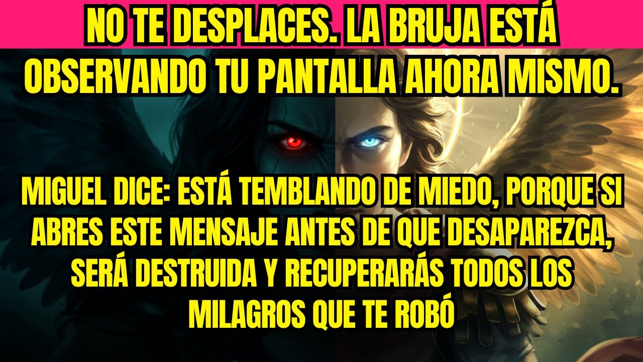 Miguel dice: Si abres esto, la bruja será destruida