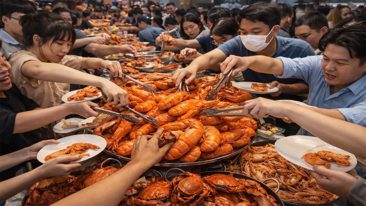 Cho.áng Buffet Hải Sản Bán Xuyên Tết Mở Nhiều Chi Nhánh Ở Sài Gòn
