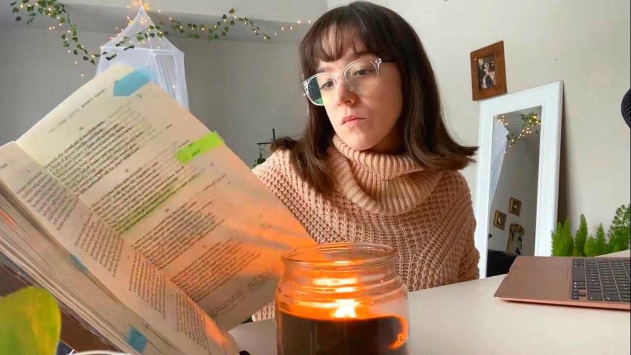 ASMR Study Session (typing, mumbling, page turning)