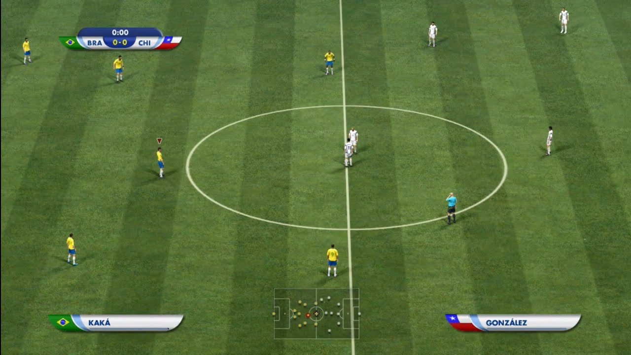 2010 FIFA World Cup Match 54 - Brazil v Chile/ Gameplay PlayStation 3 (PS3)