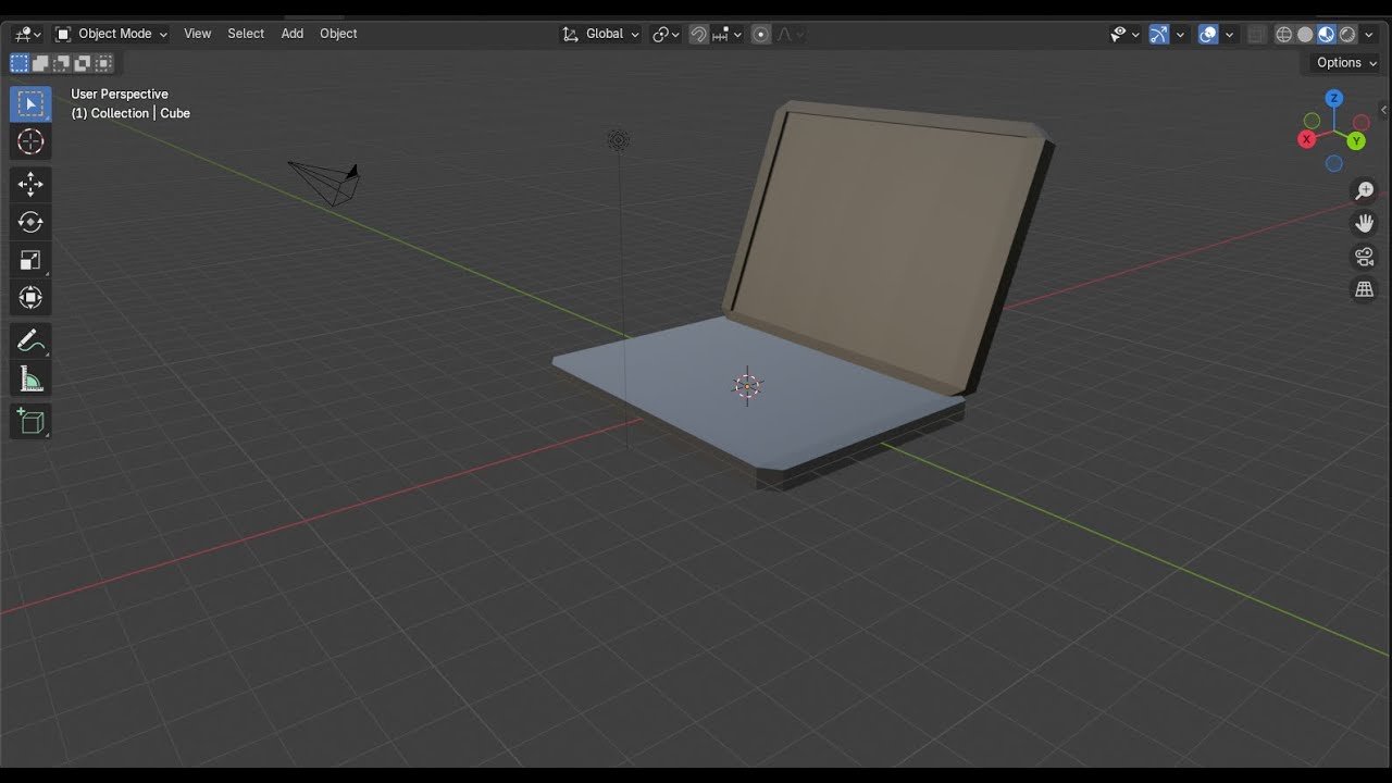 Making a laptop in Blender!