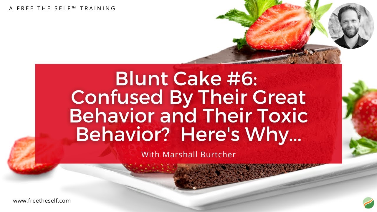 Blunt Cake #6: Confused By Their Great Behavior and Their Toxic Behavior?  Here's Why...