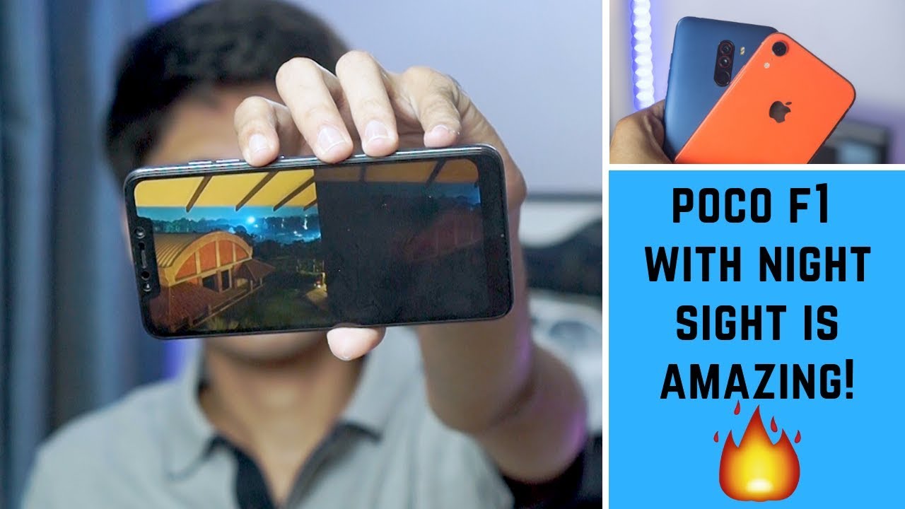 POCO F1 NIGHT SIGHT IS MIND BLOWING🔥 iPhone XR Comparison (Pixel 3 Google Camera)