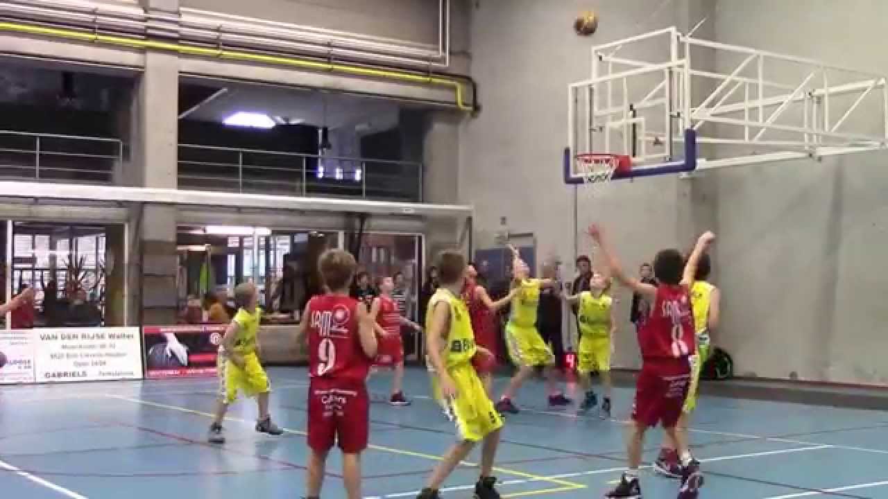 Basketwedstrijd Bbc Houtem vs Helios benjamins A 17/10/2015