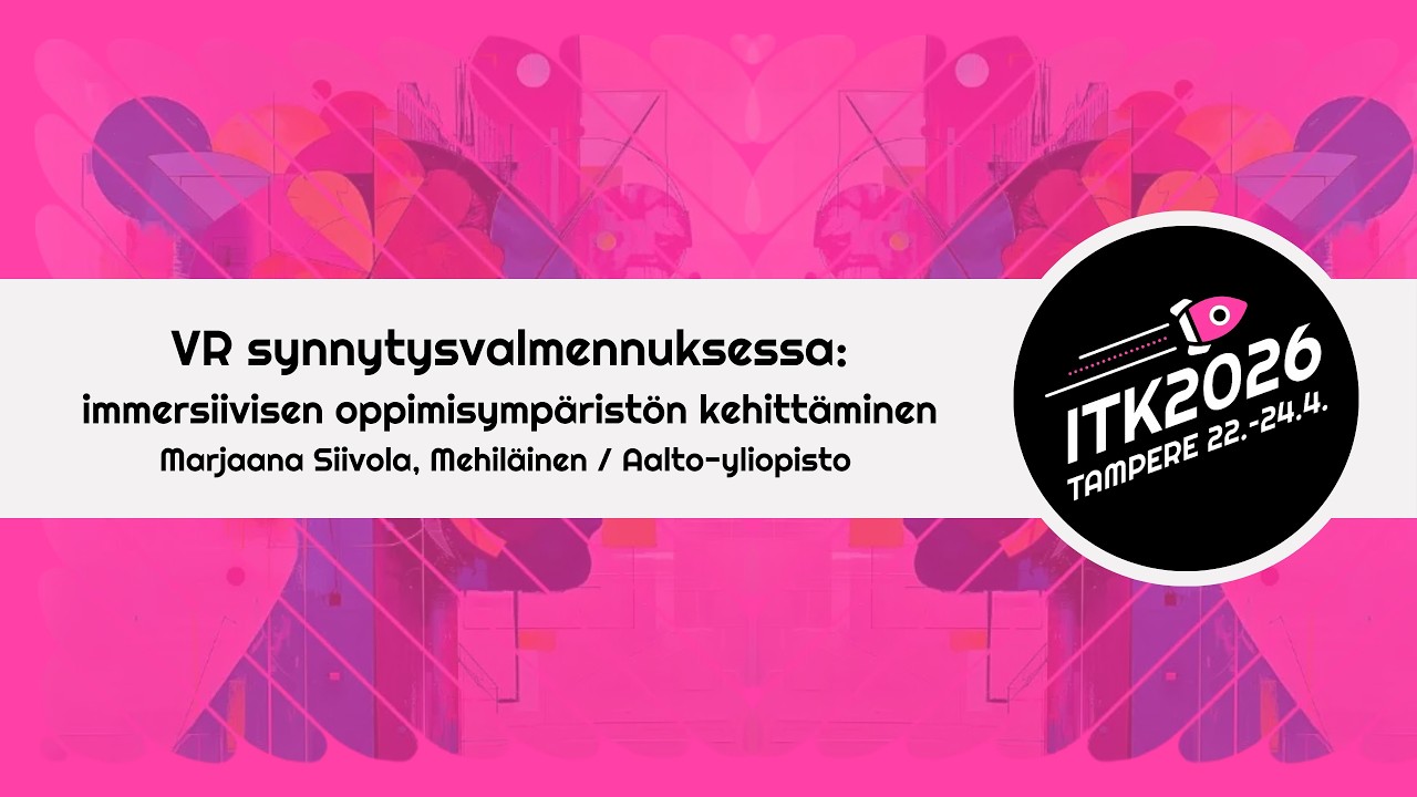 Virtuaalitodellisuus synnytysvalmennuksessa: immersiivisen oppimisympäristön kehittäminen