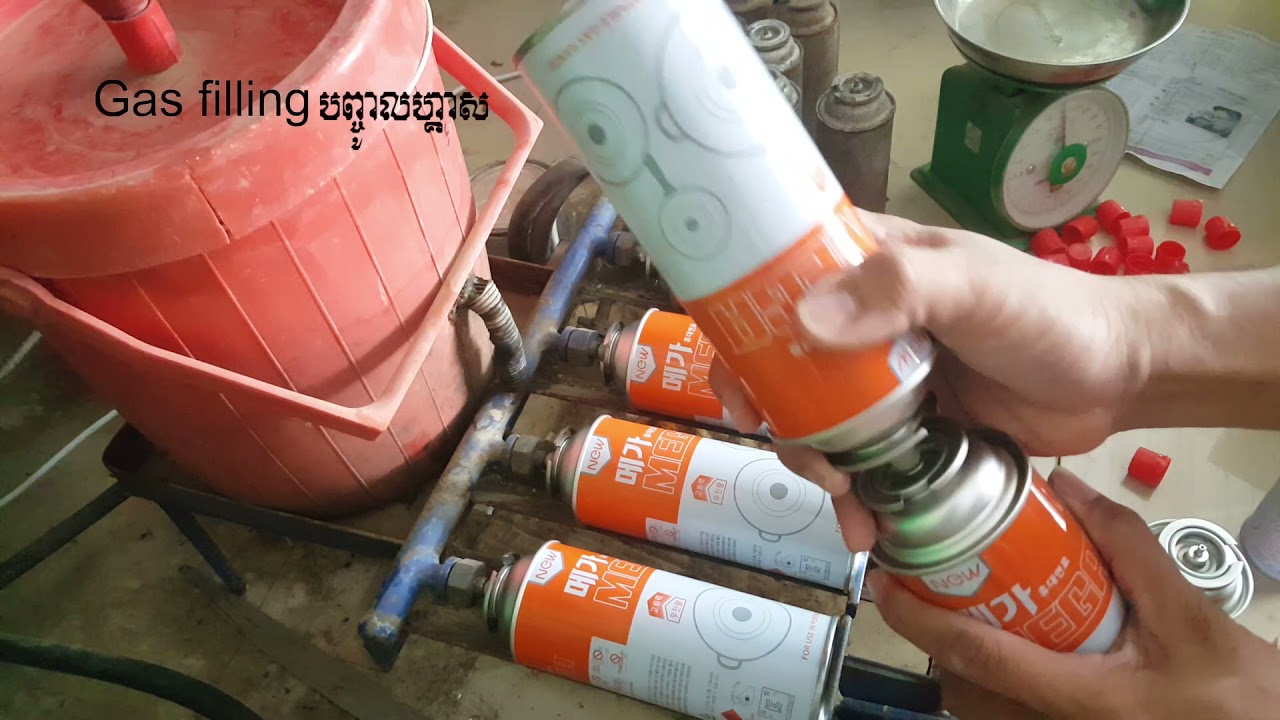 #របៀបតំឡើងហ្គាសបញ្ចូល​ | How to install gas | Gasfilling_បញ្ចូលហ្គាស ( LPG )