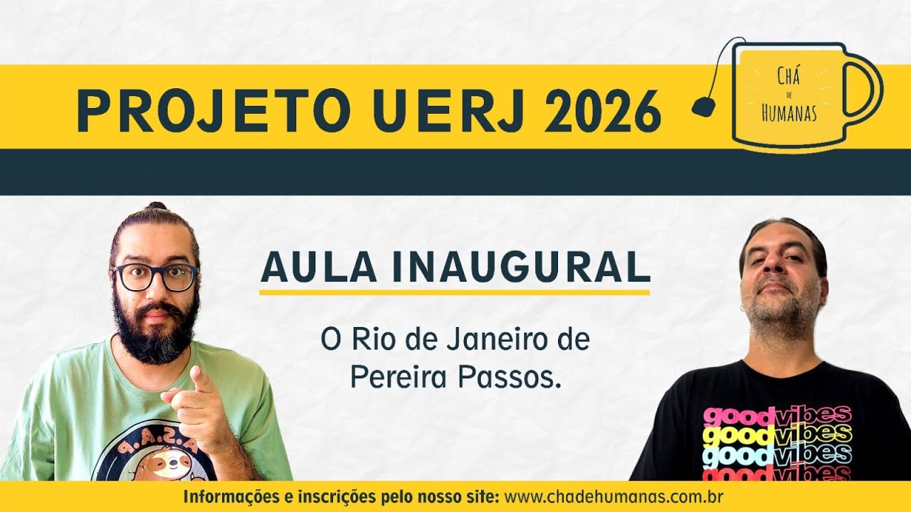 Projeto UERJ 2026 - Aula Inaugural Gratuita