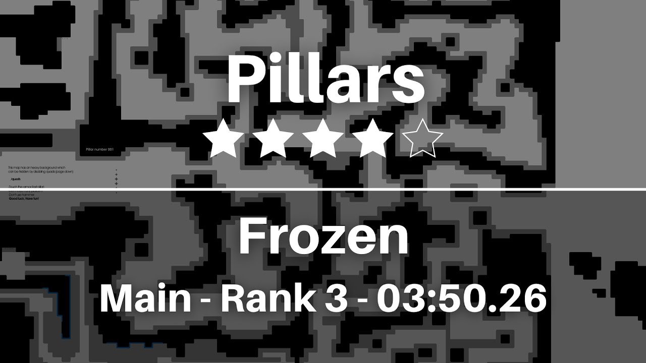 Frozen - Rank 3 | Pillars | 03:50.26 | Main ★★★★✩ | Teeworlds Gores