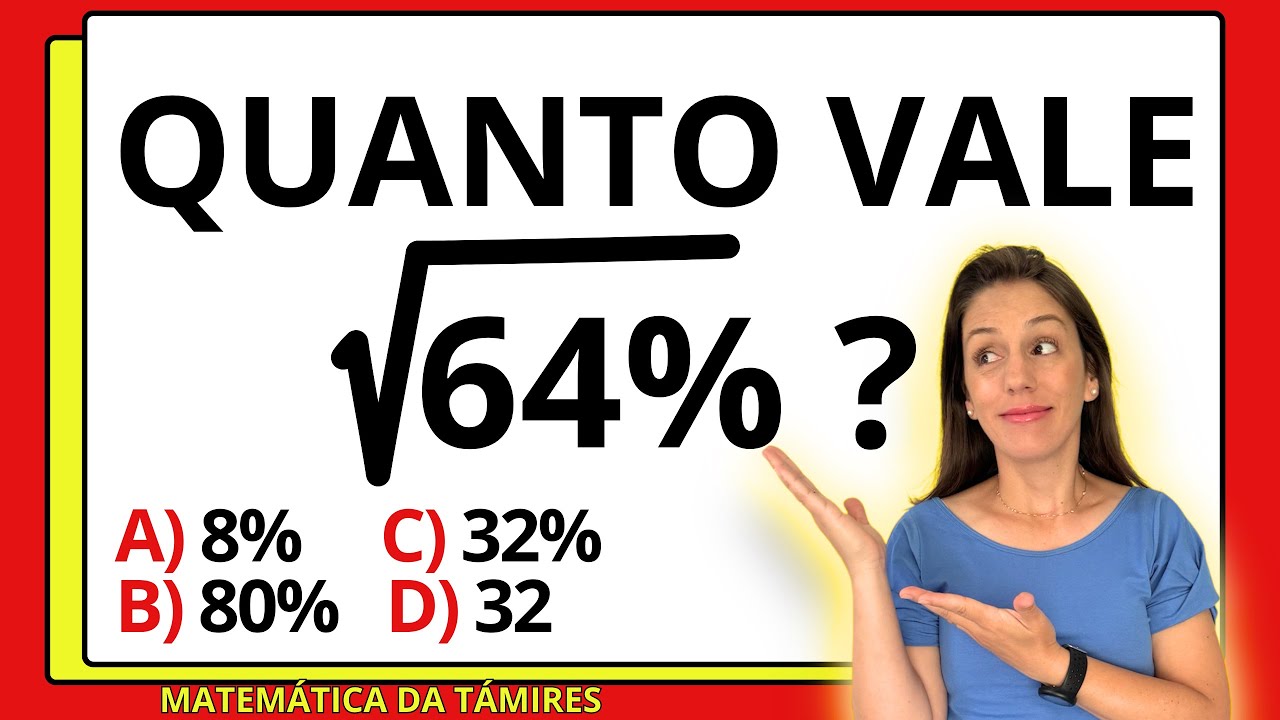RAIZ QUADRADA DE PORCENTAGEM