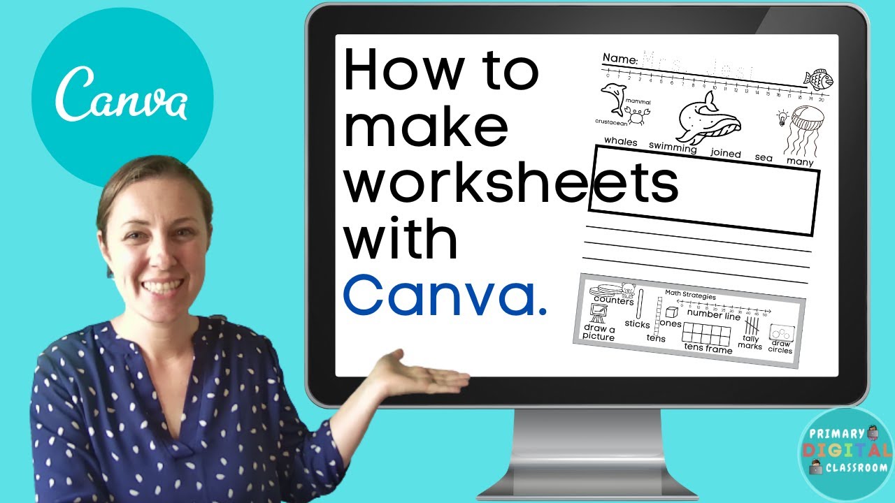 Learn how to make worksheets in Canva for Outschool Classes