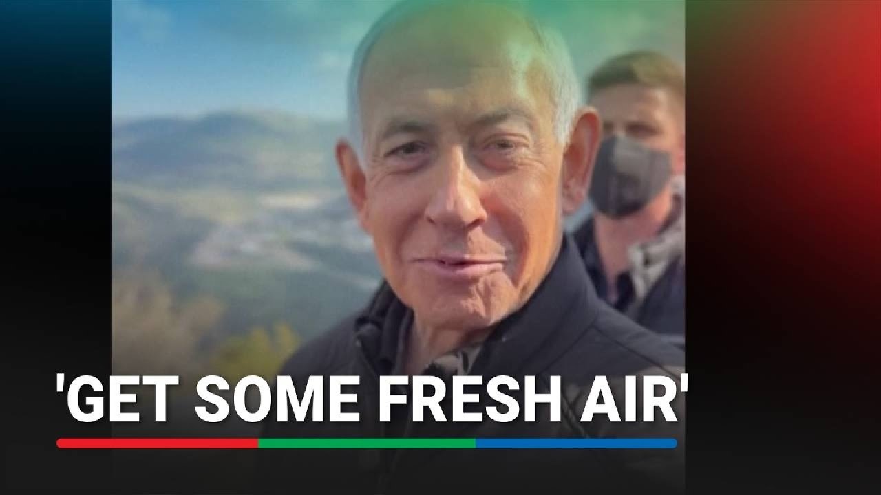 Netanyahu out in Jerusalem to 'absorb a little sun', reminds Israelis to stay safe | ABS-CBN News