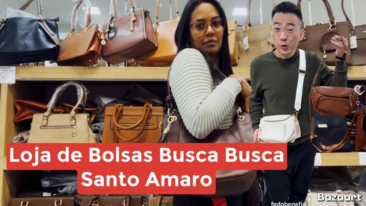 Loja de Bolsas Busca Busca Santo Amaro Tour Completo com Preços Para as Suas Compras De Natal!