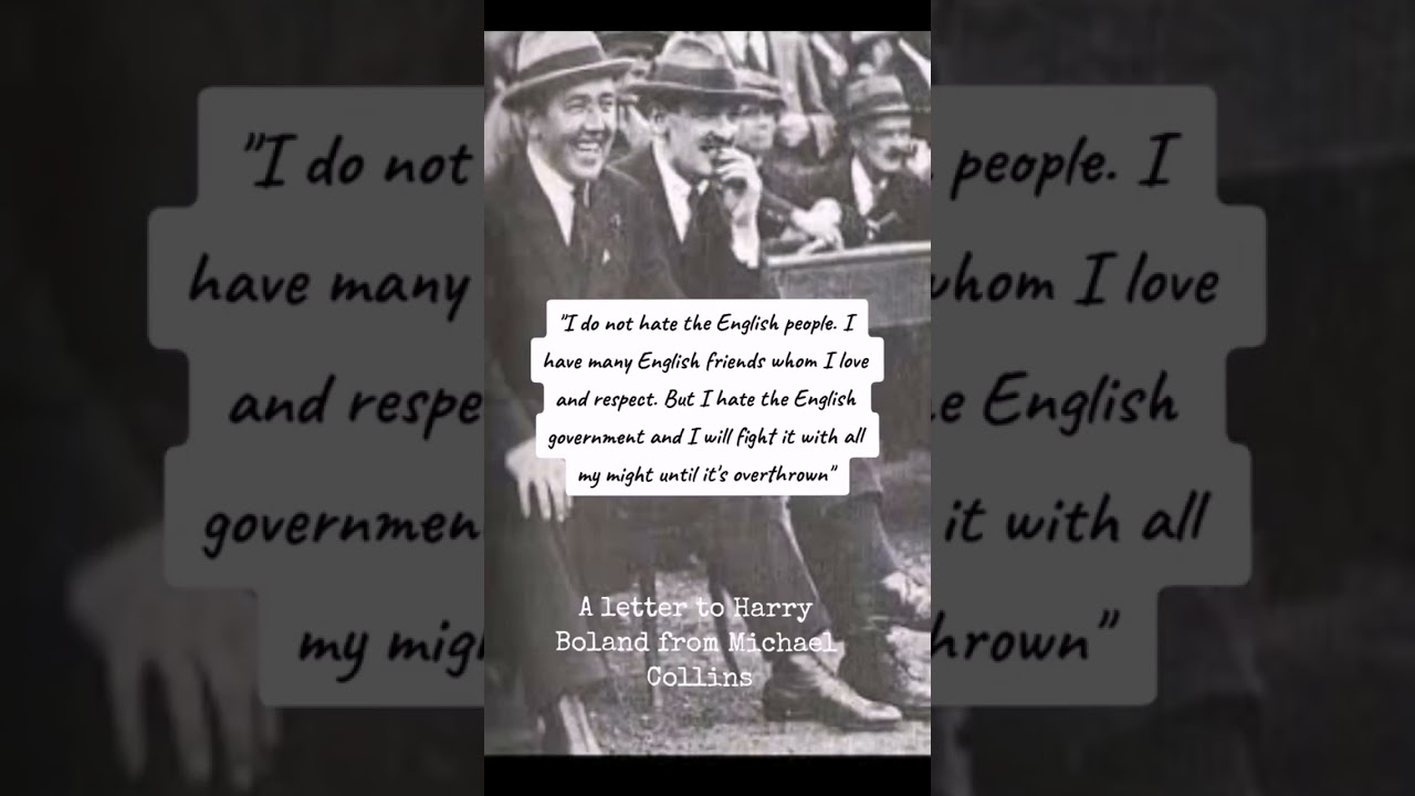 Michael Collins writes to Harry Boland