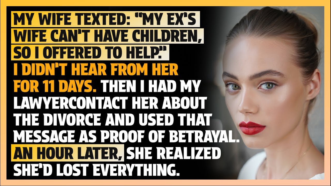 My Wife Texted: &ldquo;My Ex&rsquo;s Wife Can&rsquo;t Have Children, So I Offered To Help.&rdquo; I Didn&rsquo;t Hear From Her&hellip;