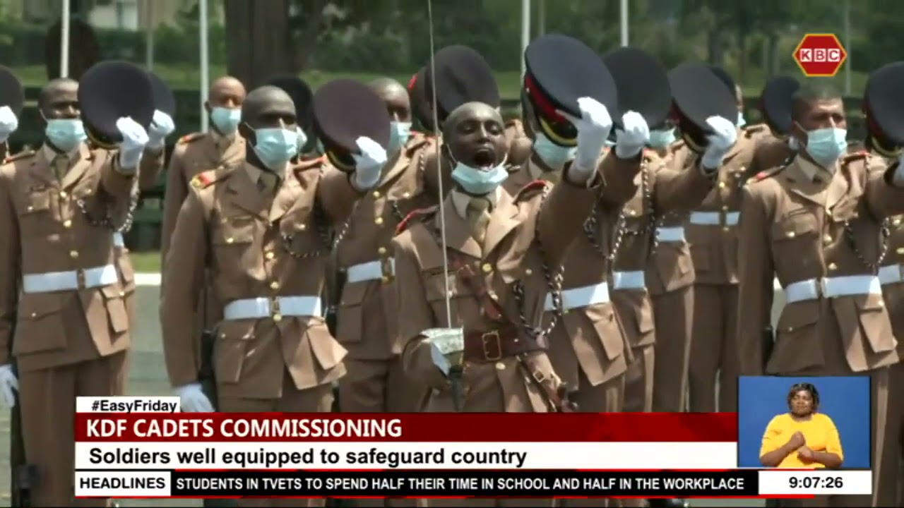 320 Cadets commissioned at Kenya Military Academy Lanet