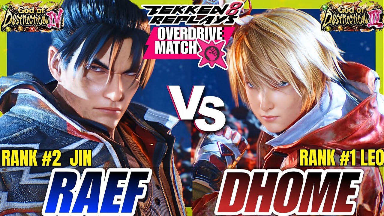 Tekken 8 - Raef (Jin) vs Dhome50HBK (Leo) - Epic Ranked Match