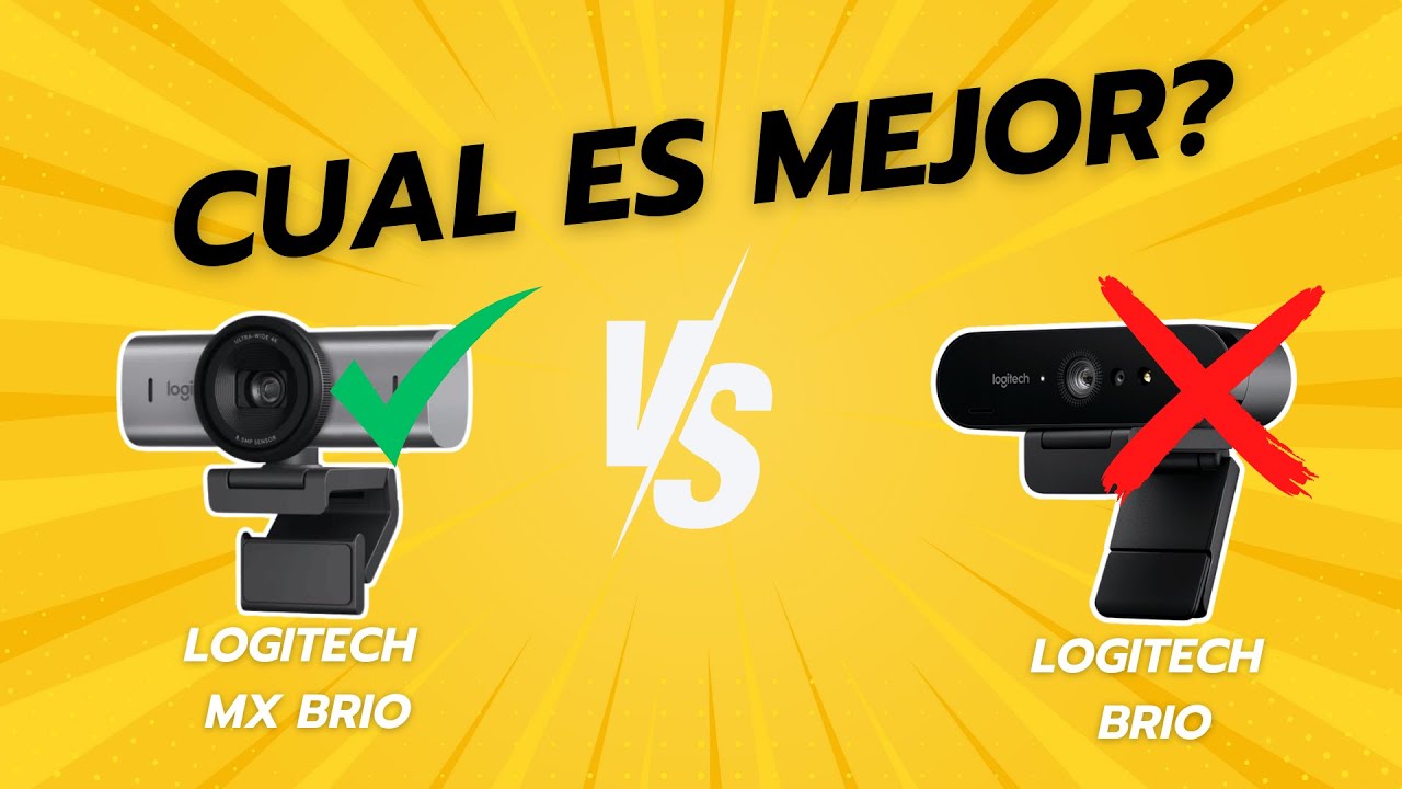 Logitech Brio vs. Logitech Brio MX – ¿Cuál es la MEJOR webcam?