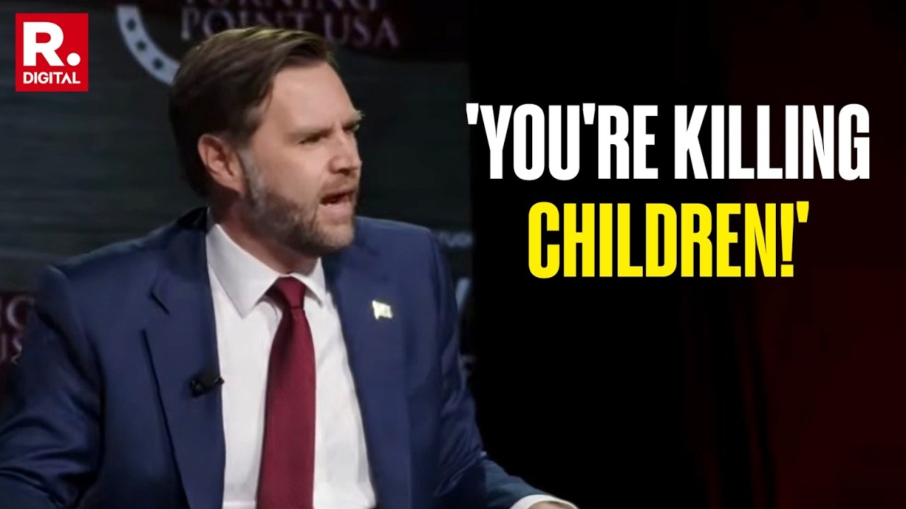 Джей Ди Вэнса освистали на сцене во время мероприятия Turning Point USA из-за политики в отношени...