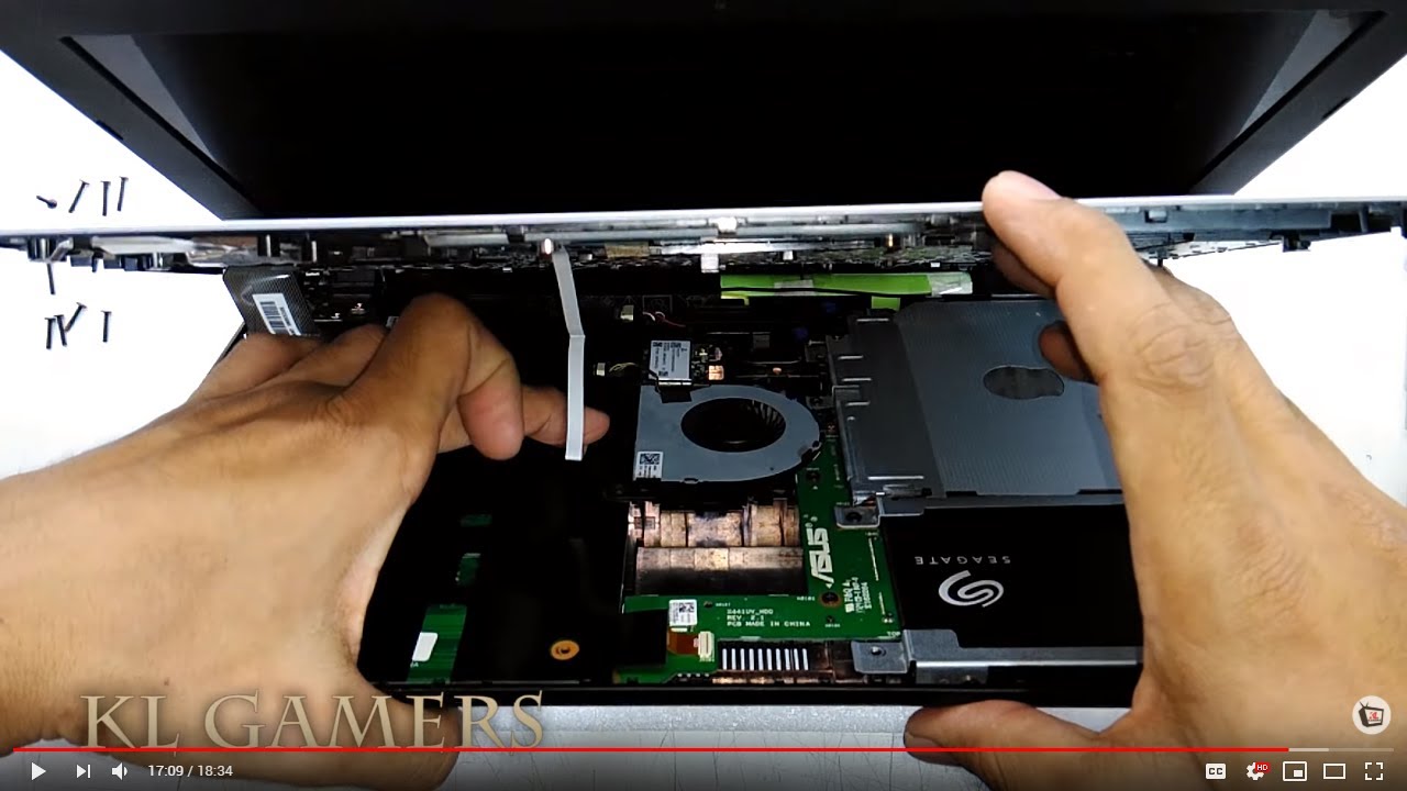 ASUS X441U-RGA053T Notebook Laptop Upgrade RAM and Seagate Barracuda SSD increase speed 2019