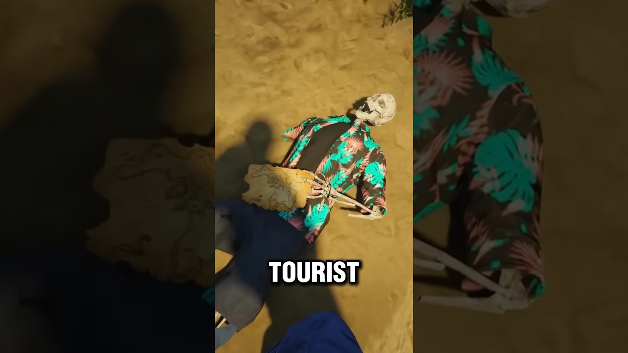 The scariest skeleton in GTA games! #gta #shorts #scary #grandtheftauto #gaming #games