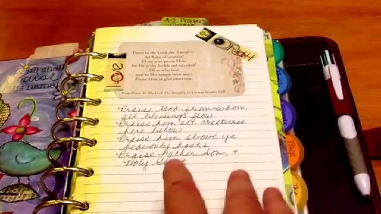 My revamped Prayer Journal part 1