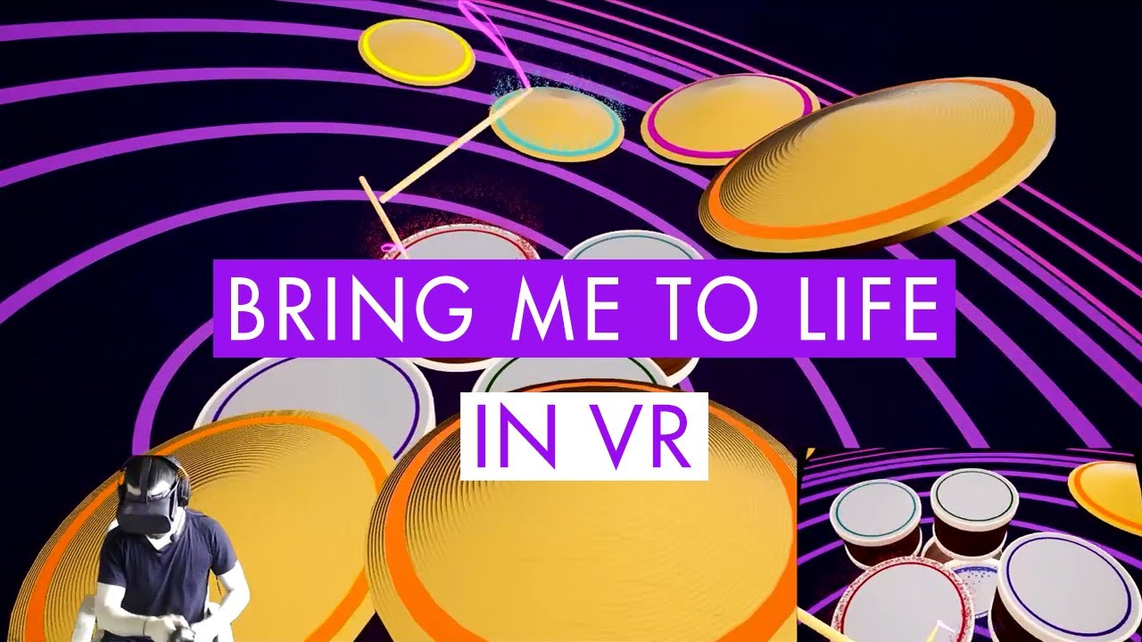 Bring Me To Life -  Drum Cover in VR (Paradiddle)