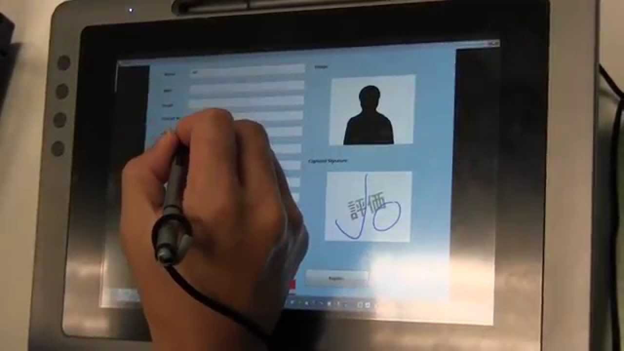 Wacom Interactive Pen Display for Banks