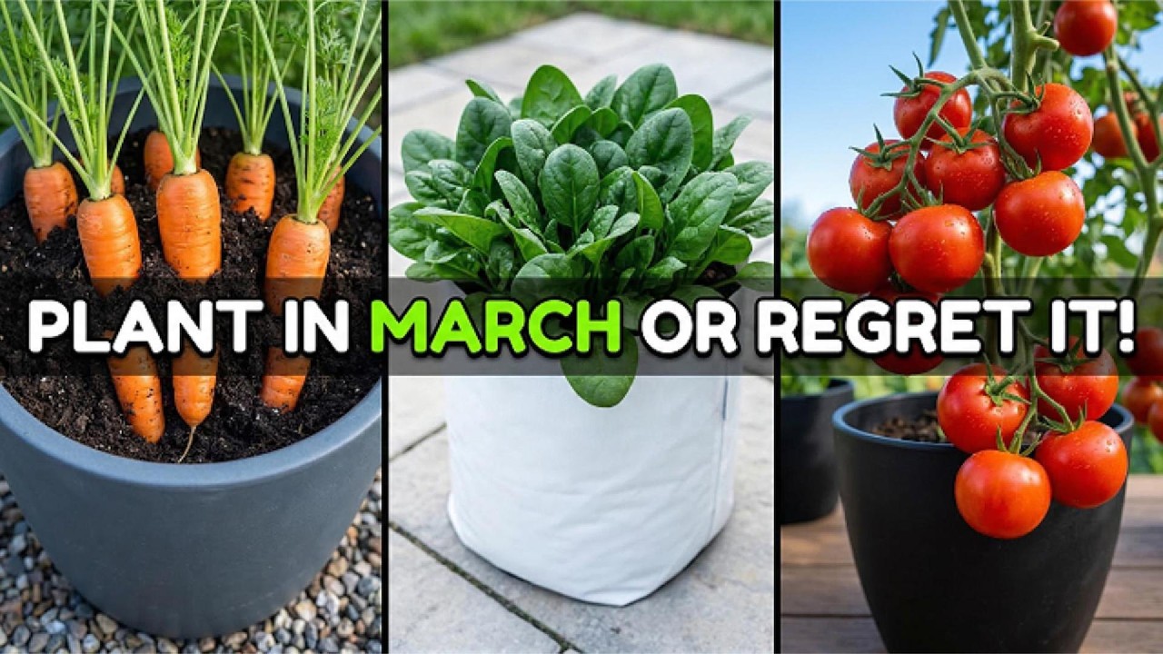 20 культур, которые ОБЯЗАТЕЛЬНО нужно сажать в марте, иначе вы упустите благоприятный период.