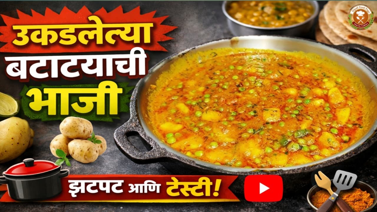 एकदा करून पहा उकडलेल्या बटाट्याची भाजी | Maharashtrian Style Batatyachi Bhaji Recipe  #potatorecipe