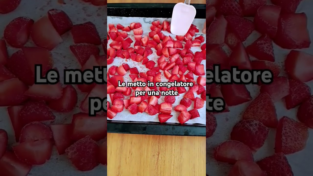 #как заморозить⁉️🍓🍓 #клубникy, мамины #кухонные #хитрости #клубника для #мороженого #десерт