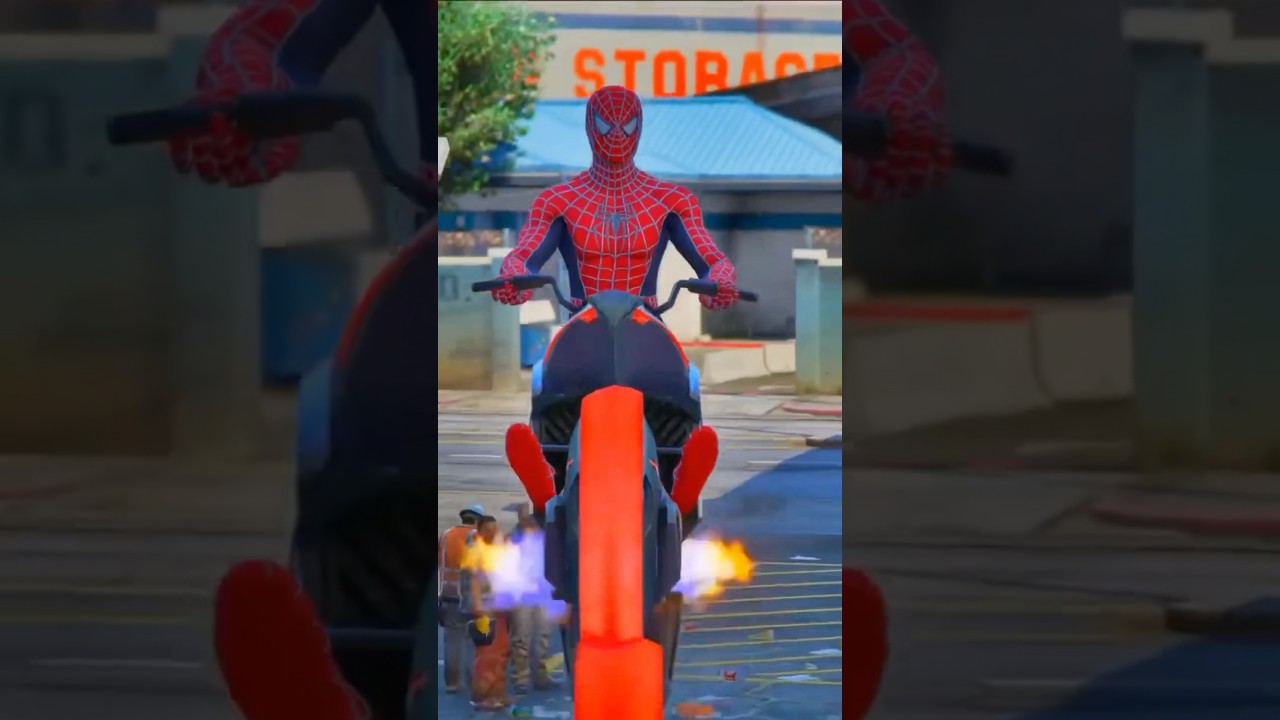 SPIDERMAN SAVE BABY AND MON FROM VENOM #shorts #gtaspiderman #spidermangta
