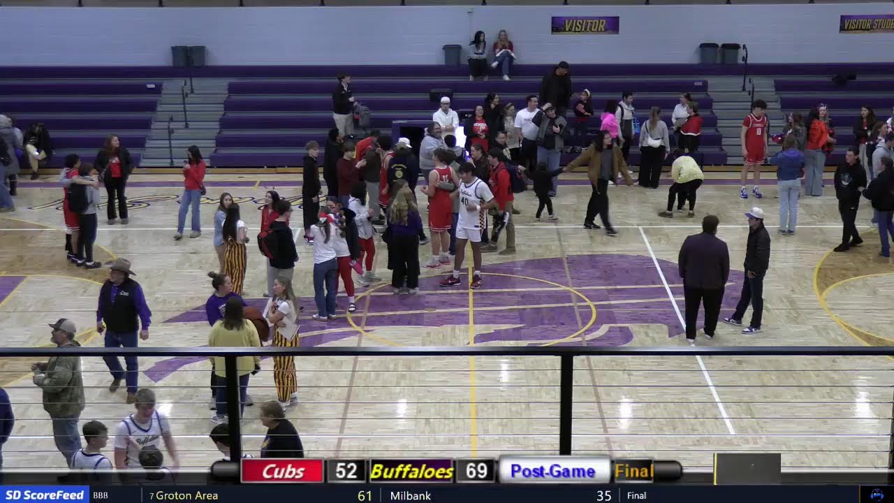 Chamberlain Cubs Vs. Stanley Co. Buffaloes (BBB)