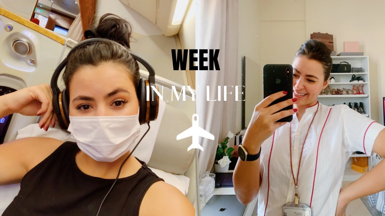 WEEK IN MY LIFE | Flying to Colombus, Toronto, Groceries, what i eat in a day| FLIGHT ATTENDANT LIFE