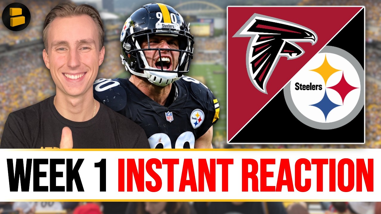 Steelers News: INSTANT REACTION After 20-13 WIN vs. The Falcons In Week 1 | Sloppy, But Encouraging!