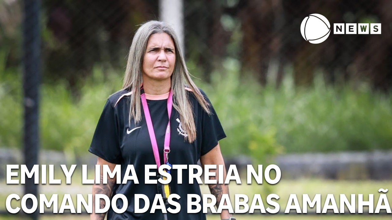 Emily Lima estreia no comando do Corinthians amanhã (13)