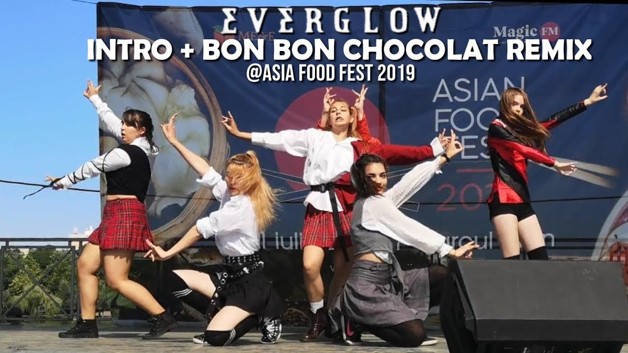 EVERGLOW (에버글로우) - INTRO + BON BON CHOCOLAT REMIX Dance Cover Live @Asia Food Fest