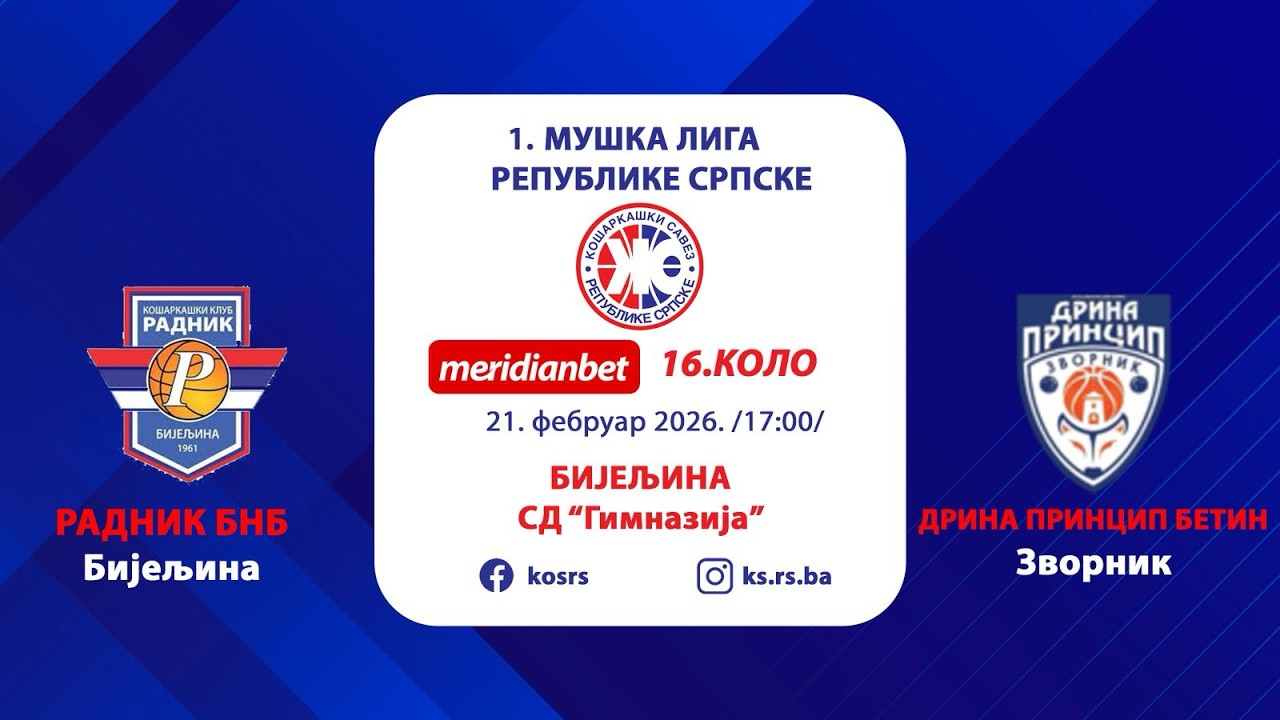 KK RADNIK BNB - OKK DRINA PRINCIP BETIN