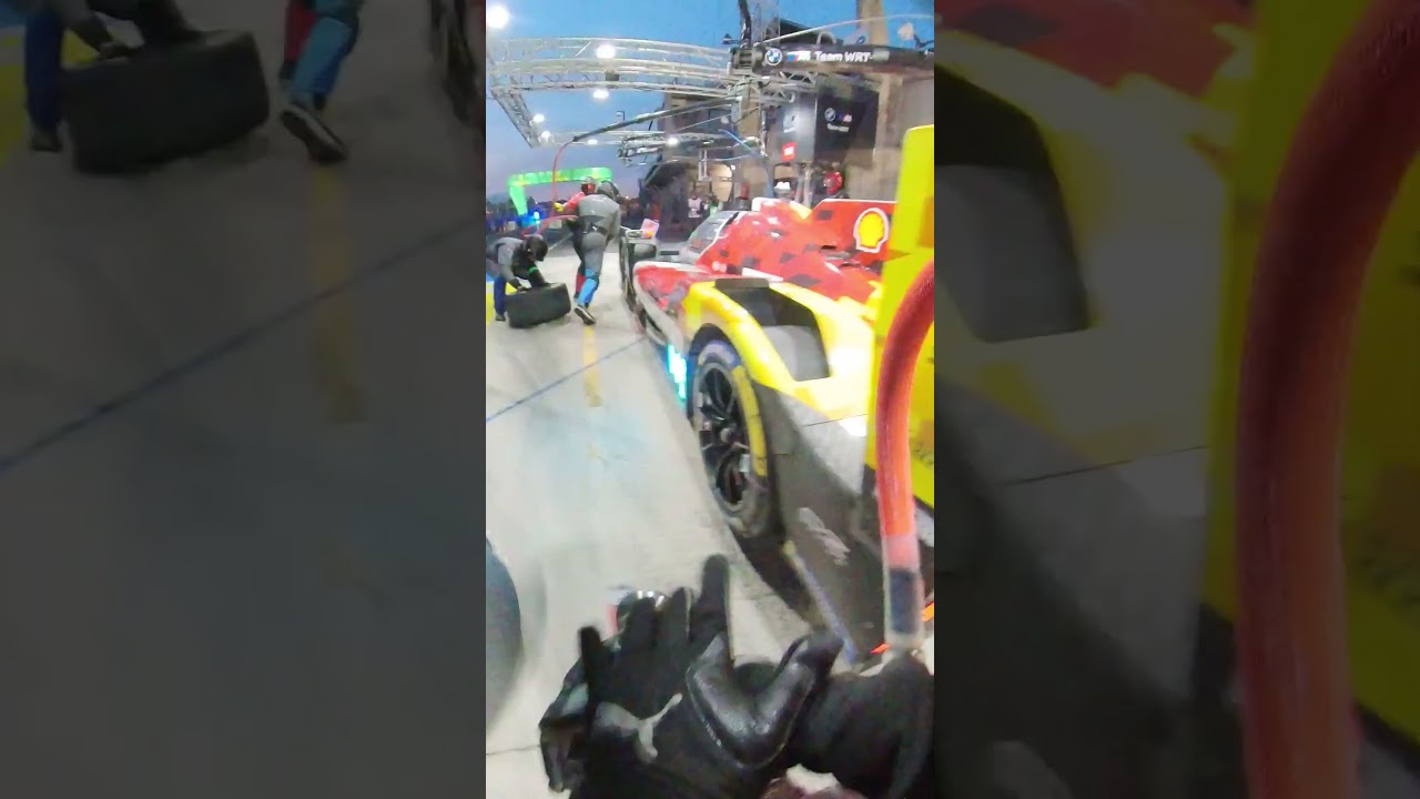 POV: Changing a MICHELIN Pilot Sport tire on the BMW Hypercar at the 24 Heures du Mans 🛞🏁