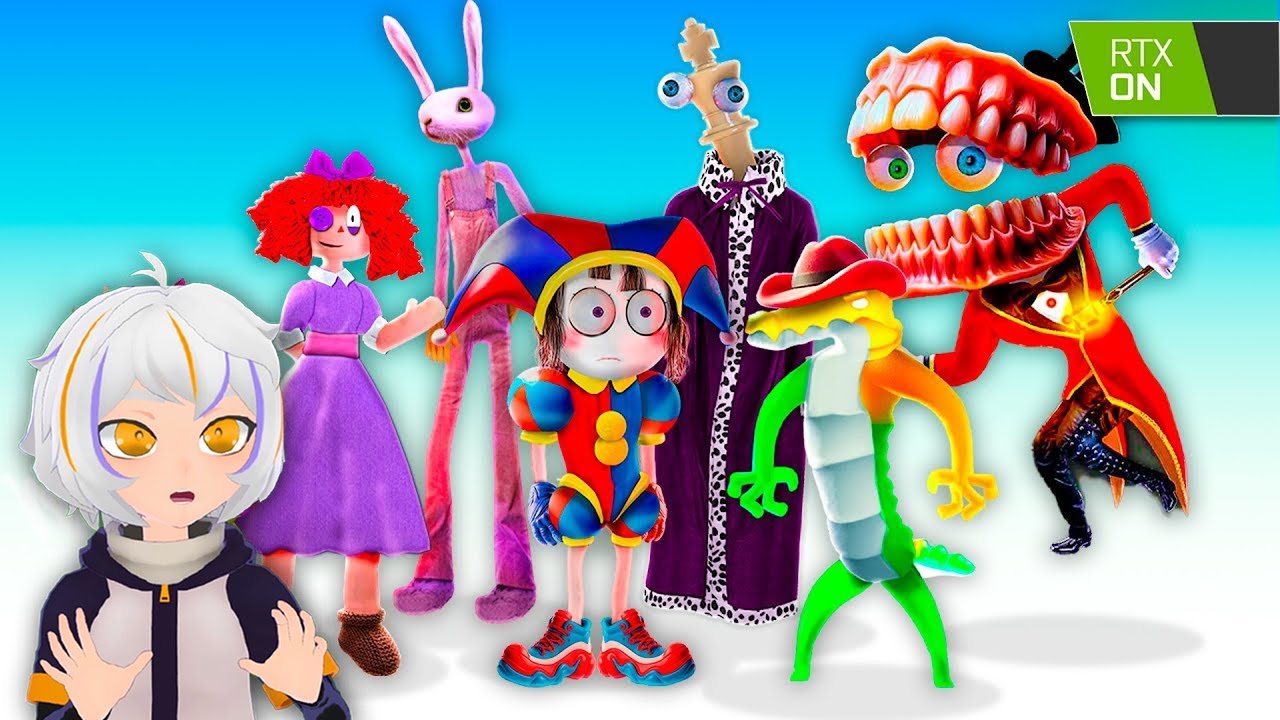 Hice AMAZING DIGITAL CIRCUS en RTX - Completo | ChuyMine REACCIONA a Neto