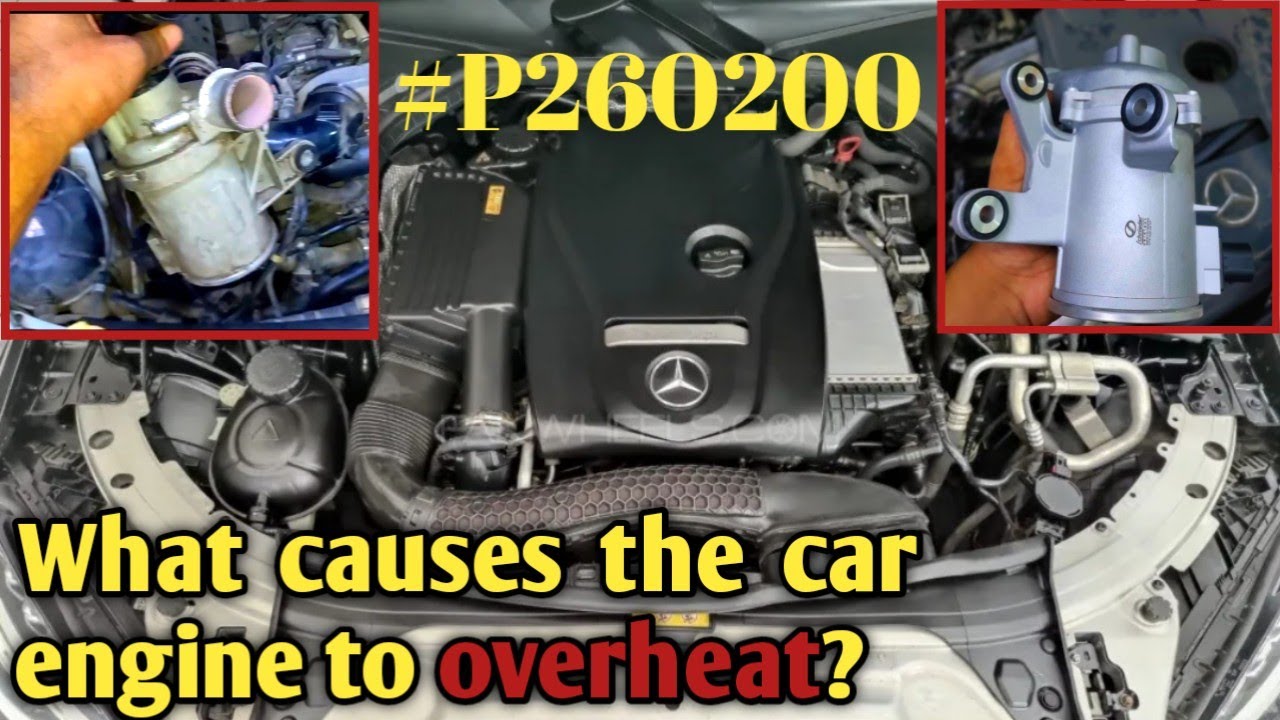 #p260200 Electric water pump replacement mercedes c class w205 @ThrottleHouse