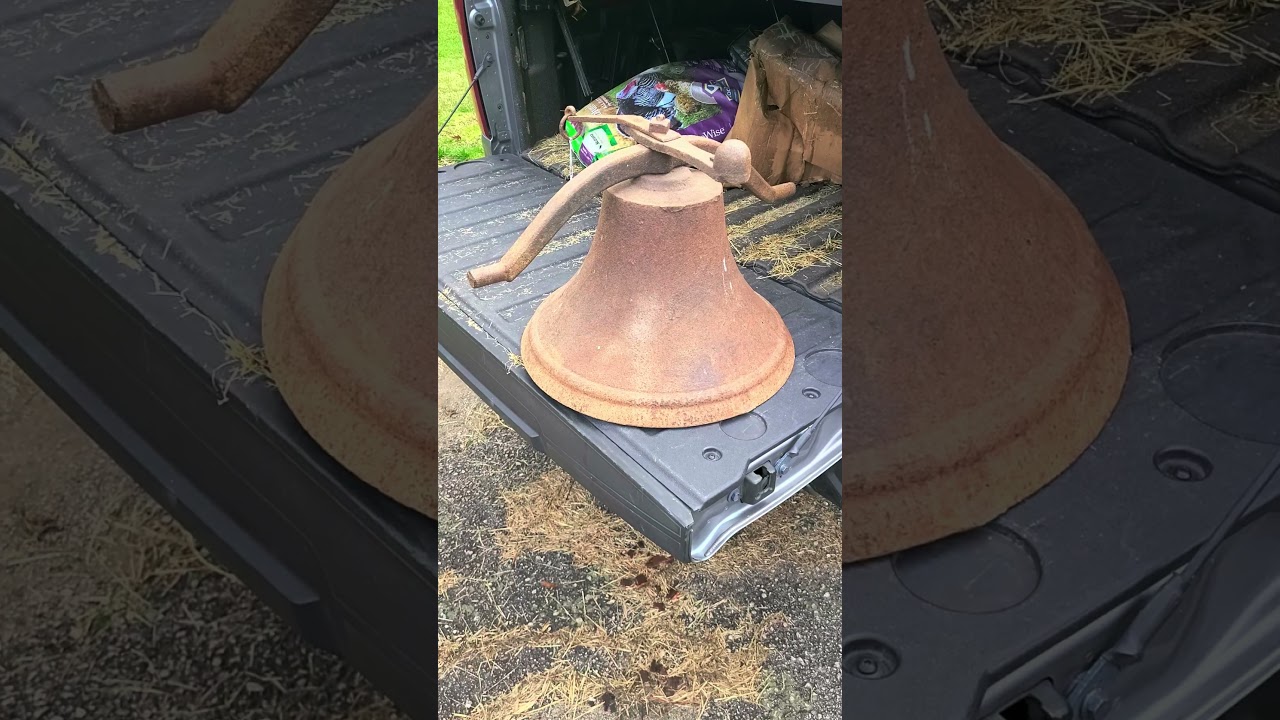So, I bought a big farm bell...